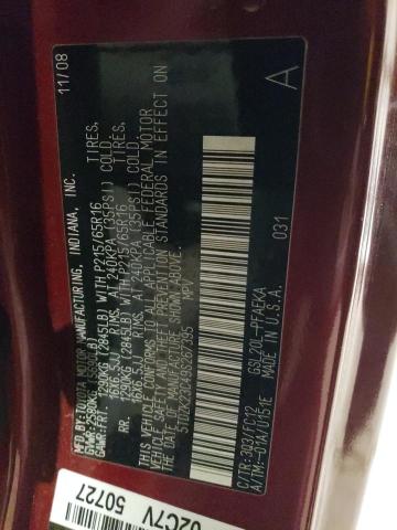 2009 Toyota Sienna Ce VIN: 5TDZK23C49S267395 Lot: 53869814