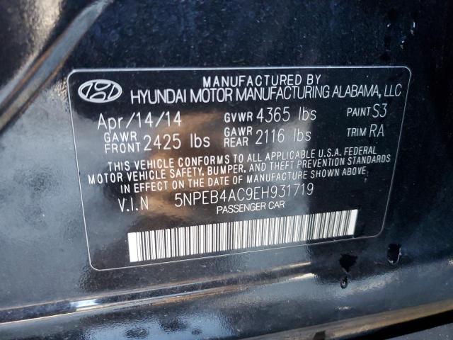 5NPEB4AC9EH931719 | 2014 HYUNDAI SONATA GLS