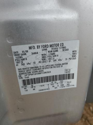 1FTPW12V58FC06323 | 2008 Ford f150 supercrew