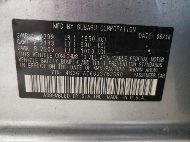 2018 SUBARU IMPREZA LI - 4S3GTAT66J3753690