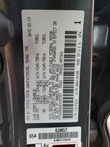 5TFAX5GNXKX147337 | 2019 TOYOTA TACOMA DOU