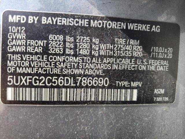 5UXFG2C56DL786690 2013 BMW X6 - Image 13