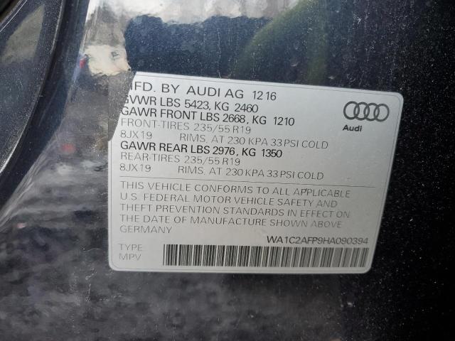 VIN WA1C2AFP9HA090394 2017 Audi Q5, Premium no.13