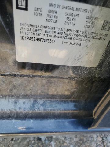 2015 CHEVROLET CRUZE LS 1G1PA5SH5F7223347