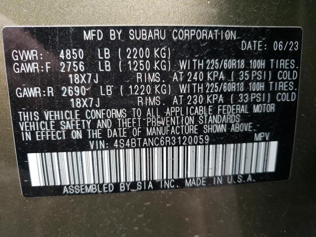 4S4BTANC6R3120059 | 2024 SUBARU OUTBACK LI