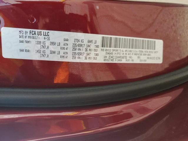 2C4RC1DG4HR508792 | 2017 CHRYSLER PACIFICA T