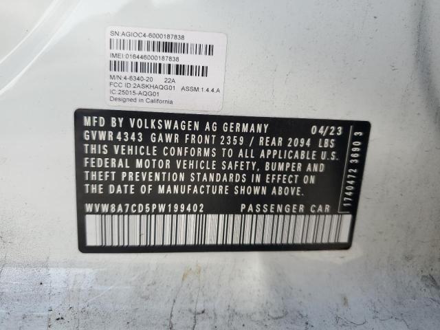 2023 VOLKSWAGEN GTI 40TH A WVW8A7CD5PW199402