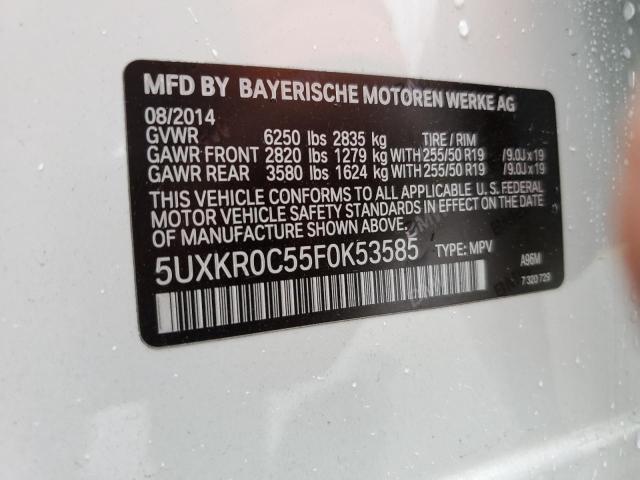 5UXKR0C55F0K53585 2015 BMW X5, photo no. 13