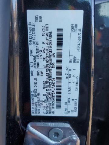 1FMCU0G72FUA56796 | 2015 FORD ESCAPE SE