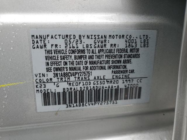 3N1AB8CV4PY275751 | 2023 Nissan sentra sv