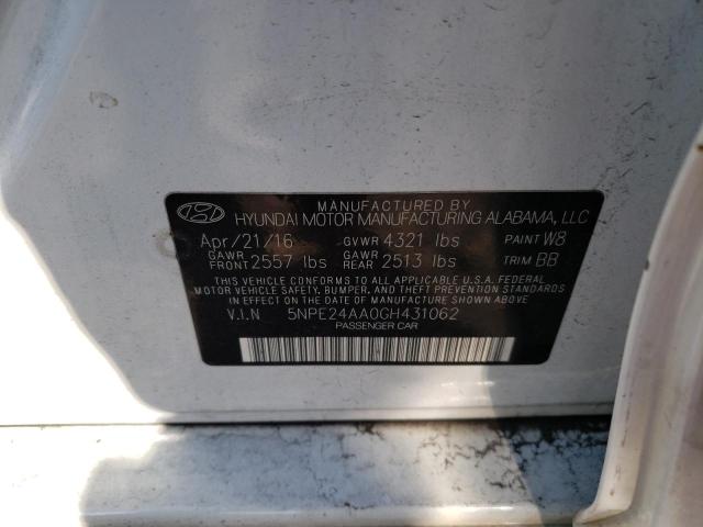 5NPE24AA0GH431062 | 2016 HYUNDAI SONATA ECO