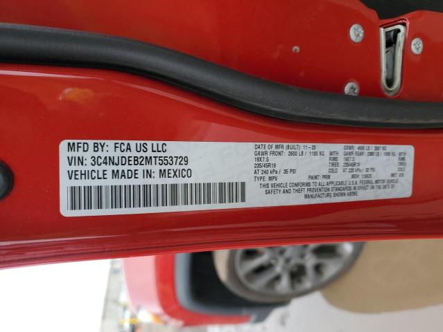 2021 JEEP COMPASS 80 3C4NJDEB2MT553729