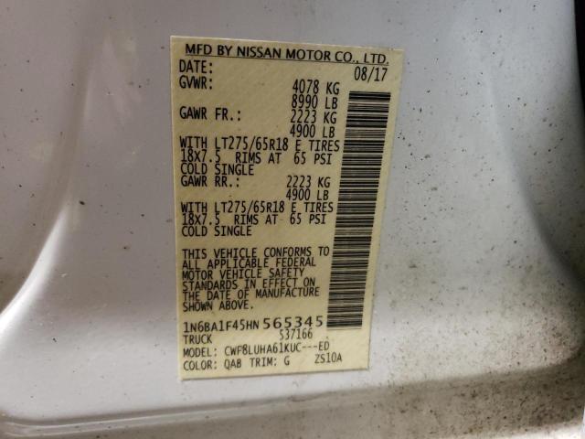 2017 NISSAN TITAN XD P - 1N6BA1F45HN565345