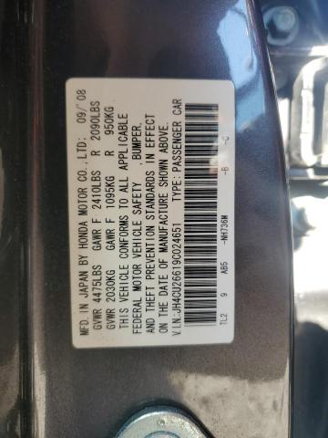 2009 Acura Tsx VIN: JH4CU26619C024651 Lot: 80559453