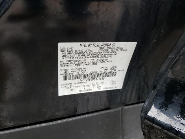 2017 FORD TAURUS SEL - 1FAHP2E80HG112850