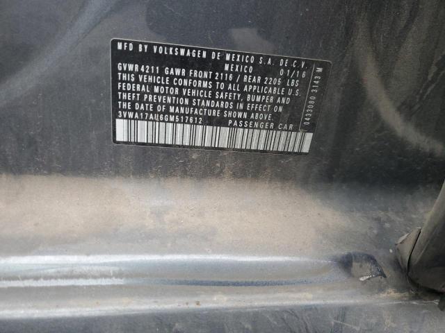 2016 VOLKSWAGEN GOLF SPORT - 3VWA17AU6GM517612