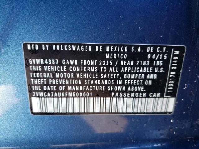 2015 VOLKSWAGEN GOLF SPORT - 3VWCA7AU6FM509601