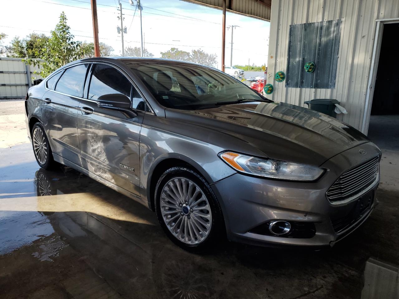 3FA6P0RU1ER371001 2014 Ford Fusion Titanium Hev