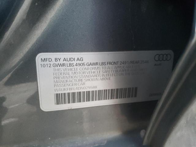 VIN WAUKFBFL4DN025588 2013 Audi A4, Prestige no.12