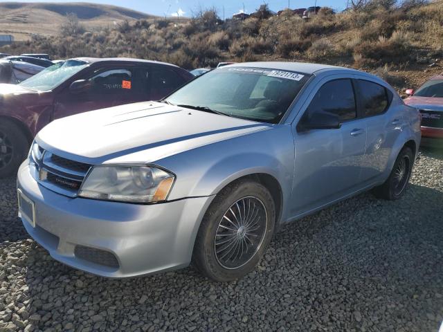 DODGE AVENGER SE 2012 silver sedan 4d gas 1C3CDZAB2CN293952 photo #1