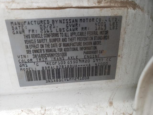 2021 NISSAN SENTRA SV - 3N1AB8CV6MY291008
