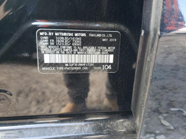2019 MITSUBISHI MIRAGE G4 - ML32F3FJ8KHF17291