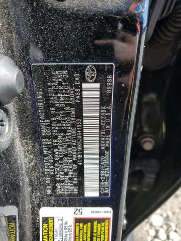 4T1B11HK6JU641953 | 2018 TOYOTA CAMRY L