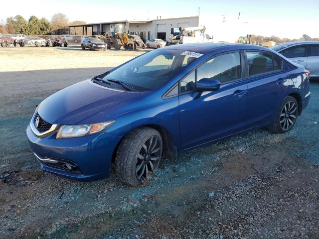 Vin: 19xfb2f97ee048177, lot: 78983103, honda civic exl 20141
