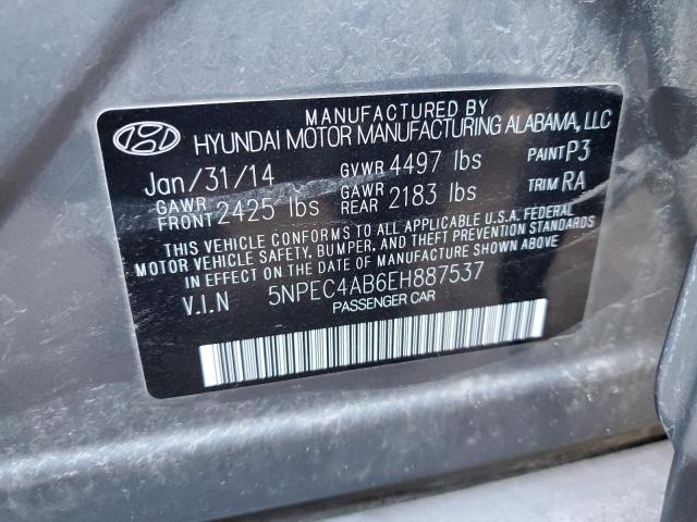 5NPEC4AB6EH887537 | 2014 HYUNDAI SONATA SE