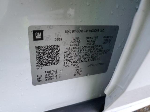1GTG6CEN2L1135451 GMC CANYON SLE