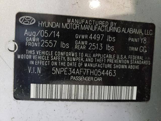 5NPE34AF7FH054463 | 2015 HYUNDAI SONATA SPO