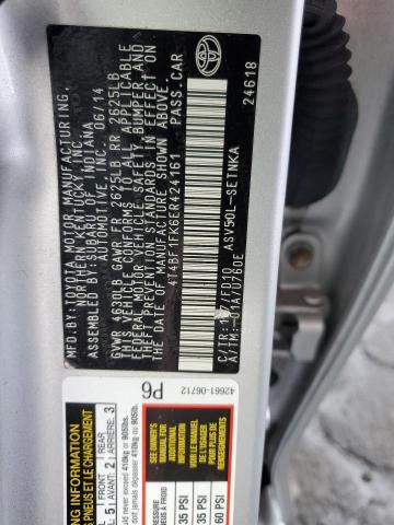 4T4BF1FK6ER424161 | 2014 TOYOTA CAMRY L