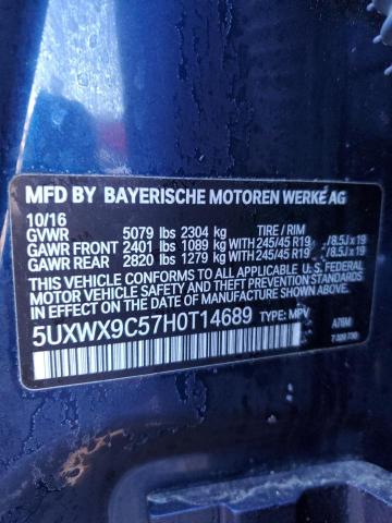 5UXWX9C57H0T14689 2017 BMW X3, photo no. 13