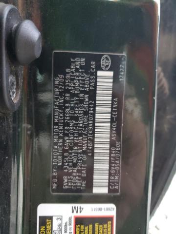 4T4BF3EK9AR079442 | 2010 Toyota camry base