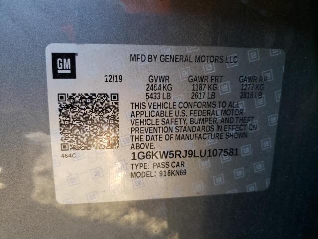 2020 CADILLAC CT6-V - 1G6KW5RJ9LU107581