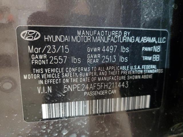 5NPE24AF5FH211443 | 2015 HYUNDAI SONATA SE