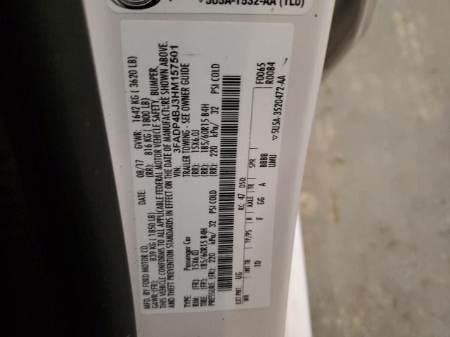 2017 FORD FIESTA SE - 3FADP4BJ3HM157501