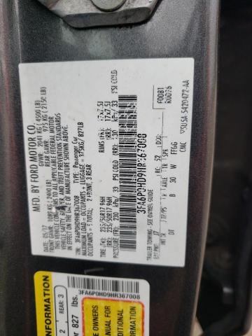 3FA6P0HD9HR367008 2017 FORD FUSION, photo no. 12