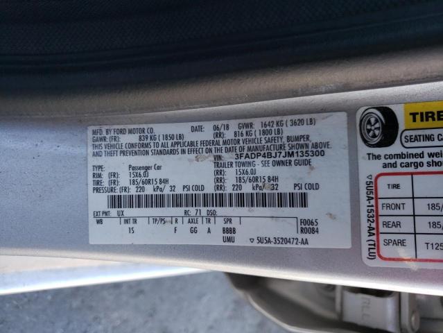 2018 FORD FIESTA SE - 3FADP4BJ7JM135300