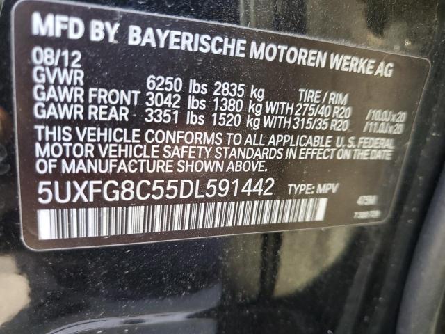 VIN 5UXFG8C55DL591442 2013 BMW X6, Xdrive50I no.13