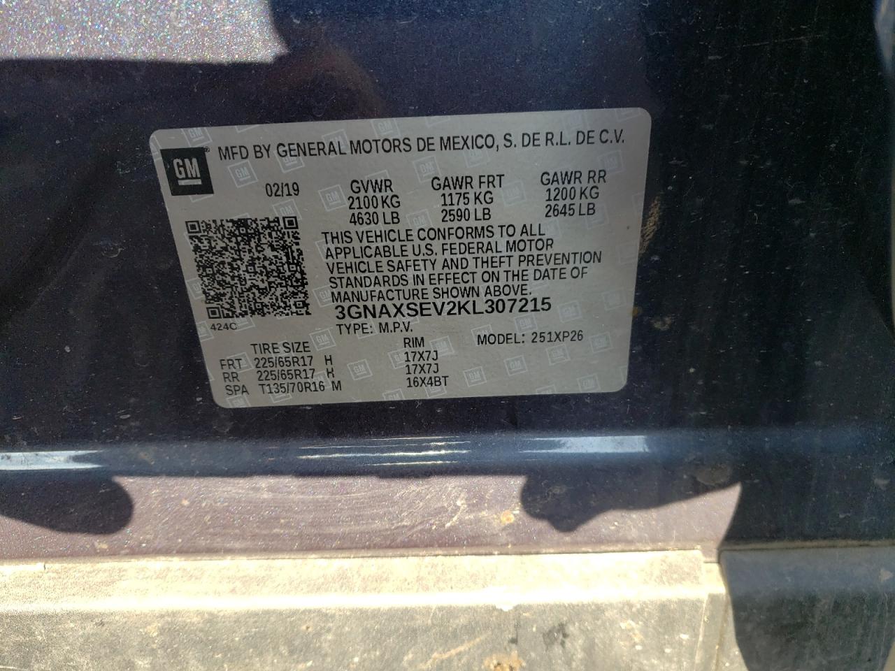 CHEVROLET EQUINOX LS