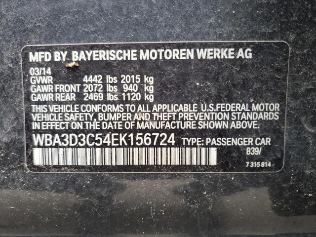 WBA3D3C54EK156724 | 2014 BMW 328 D