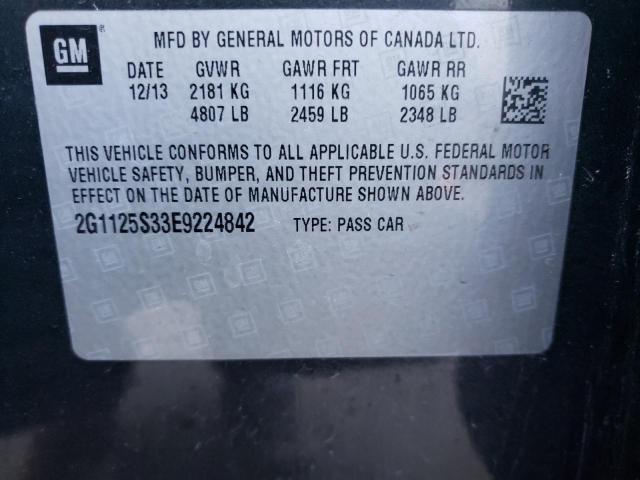 2G1125S33E9224842 | 2014 CHEVROLET IMPALA LT