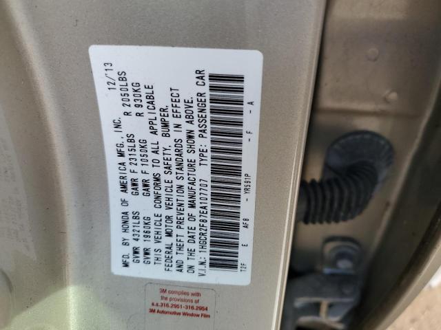 1HGCR2F87EA107707 | 2014 HONDA ACCORD EXL