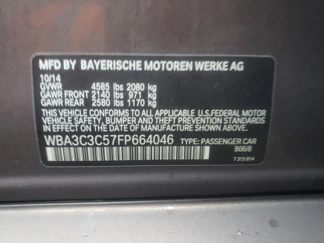 WBA3C3C57FP664046 | 2015 BMW 320 I XDRI