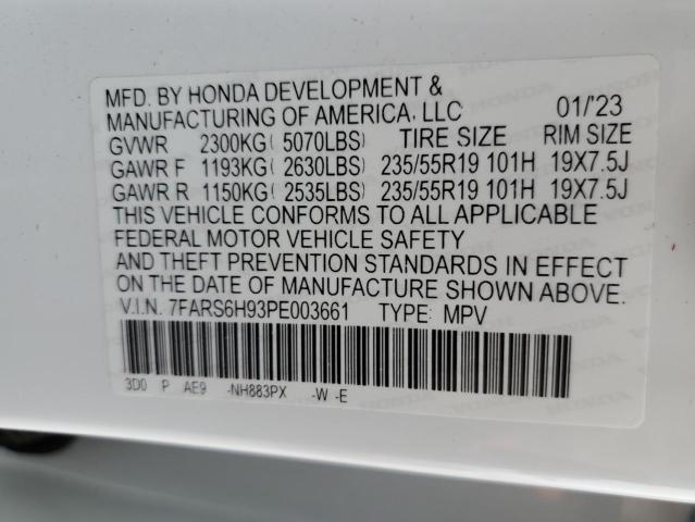 7FARS6H93PE003661 Honda CRV CR-V SPORT 13