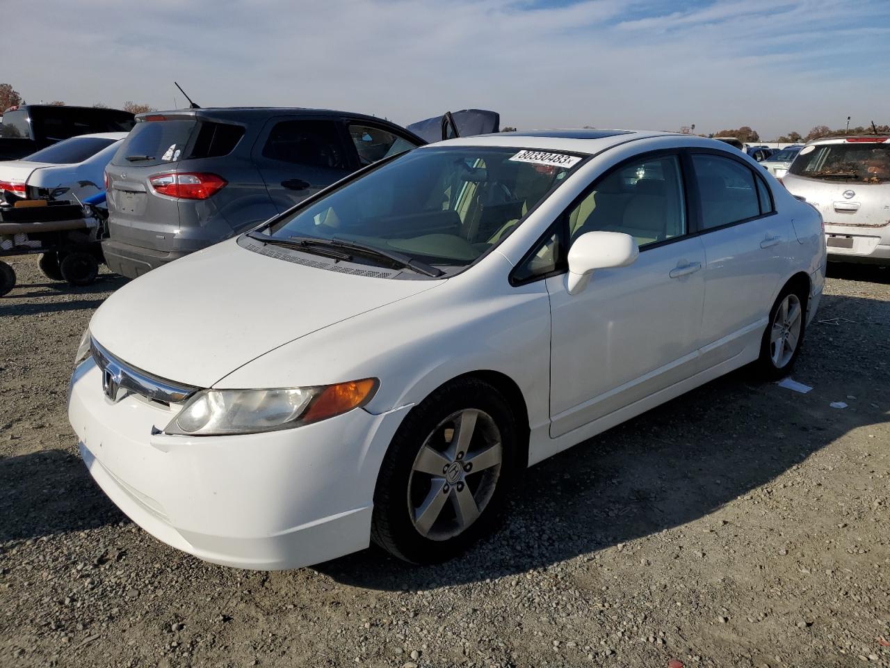 JHMFA16877S000374 2007 Honda Civic Ex