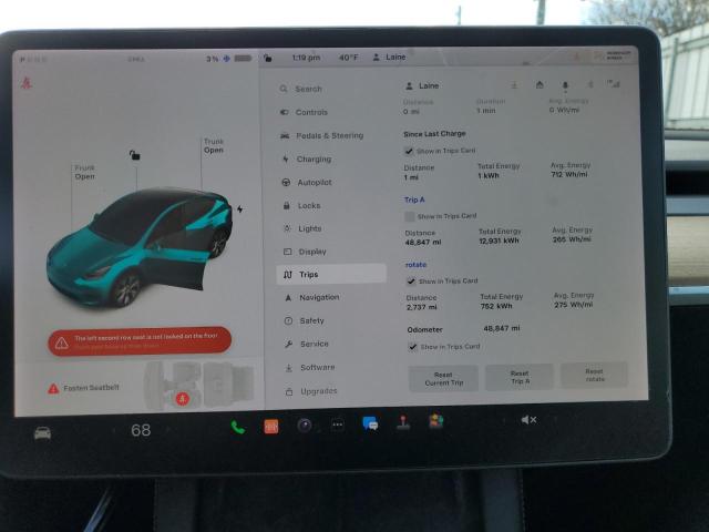 5YJYGAEE3MF188626 | 2021 TESLA MODEL Y