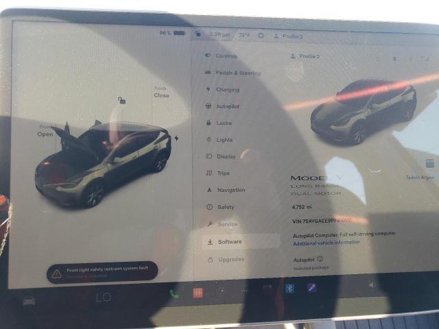 7SAYGAEE9PF610115 | 2023 TESLA MODEL Y