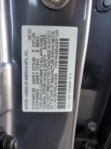 19UUB1F55LA013539 | 2020 ACURA TLX TECHNO